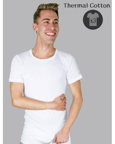 Pack x3 Camisetas Hombre M/C Afelpadas