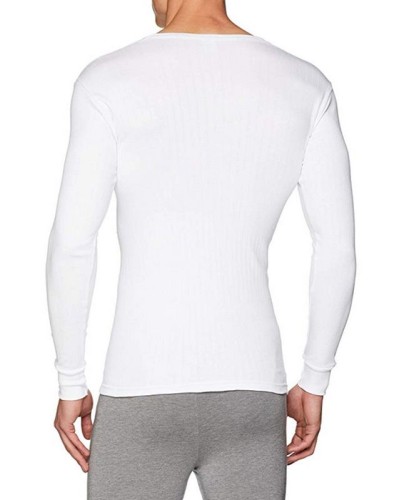Camiseta Térmica De Algodón Cuello Redondo Hombre