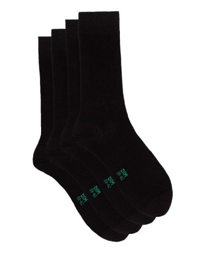Pack de 2 pares de calcetines altos algodón bio Green