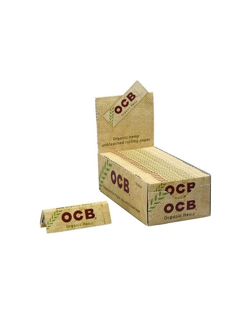 OCB - 50 cajas de papel de fumar de cáñamo natural (50 hojas)