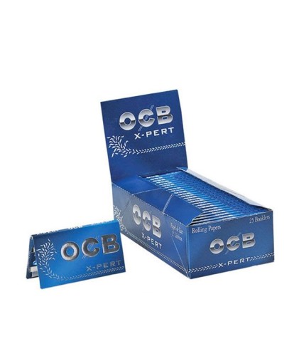 OCB X-Pert Azul 25 librillos de papel de fumar