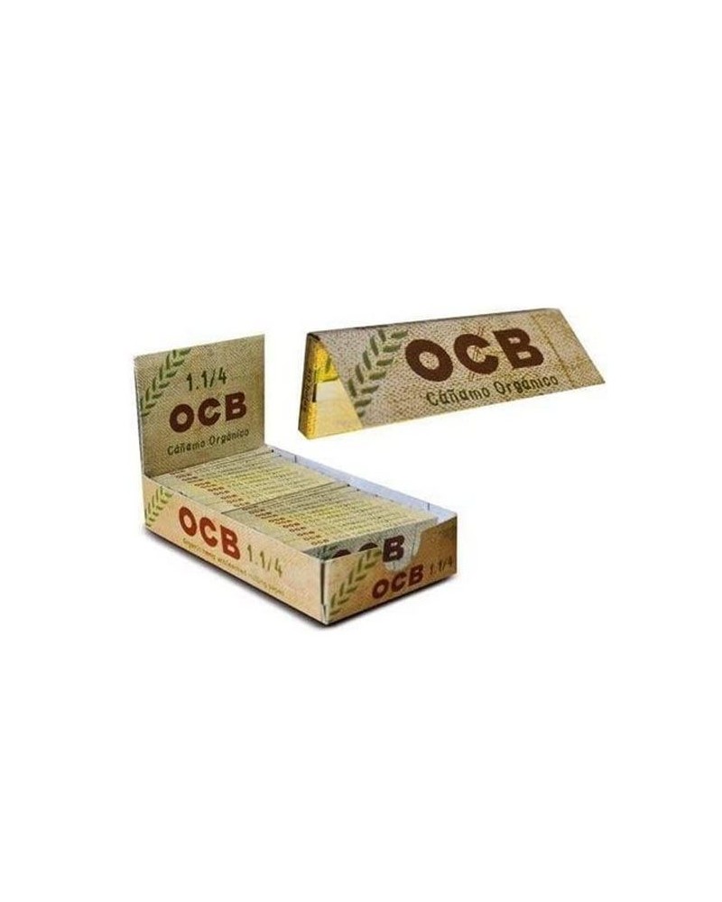 OCB Papel Fumar Ultrafino CAÑAMO ORGANICO Pack X 25 LIBRITOS