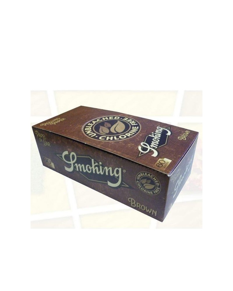 Smoking - Papel de Liar Cortos - Color marrón – 50 Librillos