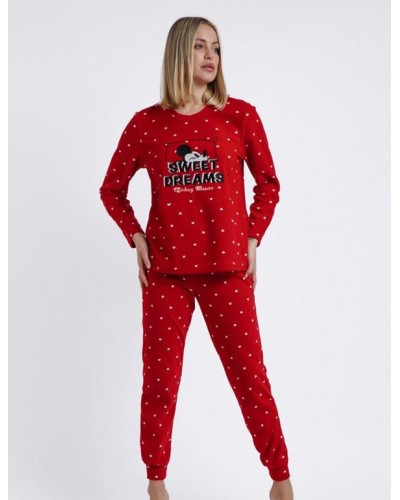 Pijama Disney Rojo para Mujer
