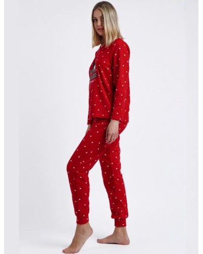 Pijama Disney Rojo para Mujer