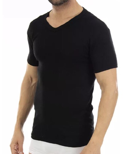 Camisetas TÉRMICAS Hombre M/C cuello "V" x3