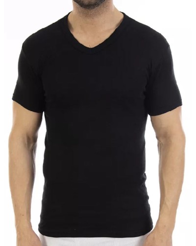 Camisetas TÉRMICAS Hombre M/C cuello "V" x3
