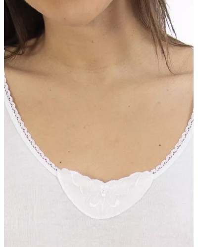 Pack x3 Camisetas Mujer M/L Cálidas Bordado