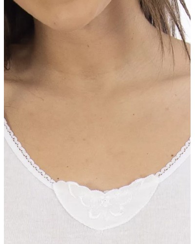 Pack x3 Camisetas Mujer M/C Cálidas Bordado