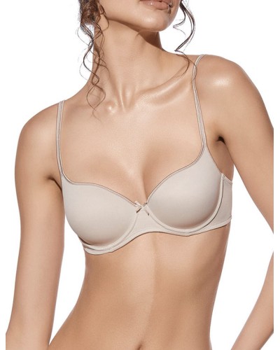 Sujetador CAROLINA Aros y Relleno Fino Balconette Copa B  - Selene