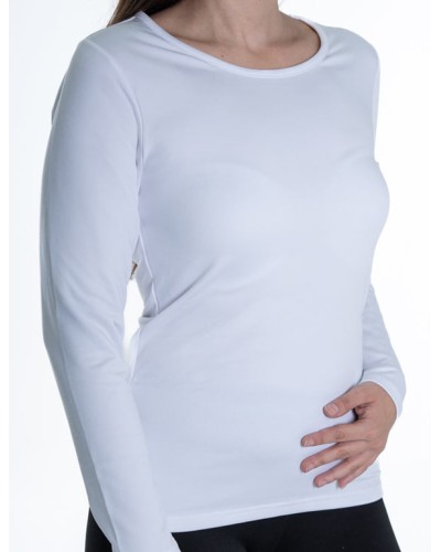 Camiseta Térmica Mujer Cuello Redondo - HEATGUARD