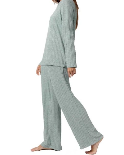 Pijama Canalé Mujer Tracksuit Aqua y Oliva | ADMAS