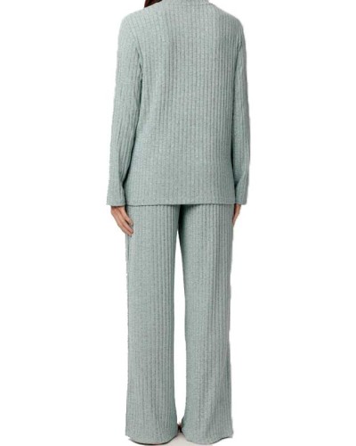 Pijama Canalé Mujer Tracksuit Aqua y Oliva | ADMAS