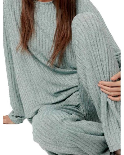 Pijama Canalé Mujer Tracksuit Aqua y Oliva | ADMAS
