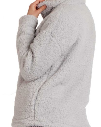 Bata Mujer Borreguito Cálida Color Perla o Beige | ADMAS Invierno