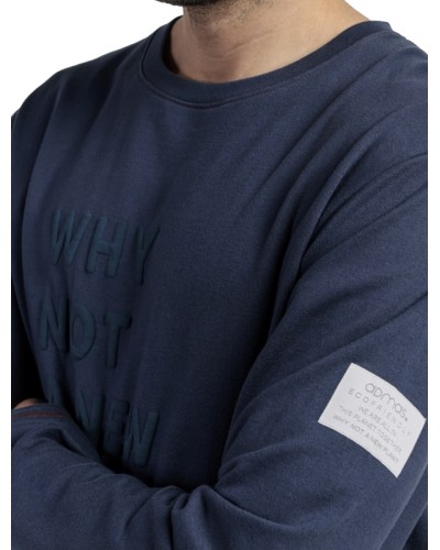Pijama Hombre Azul Marino Felpa – NEW PLAN by ADMAS