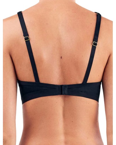 Sujetador Negro Sin Relleno con Encaje Floral – Gisela