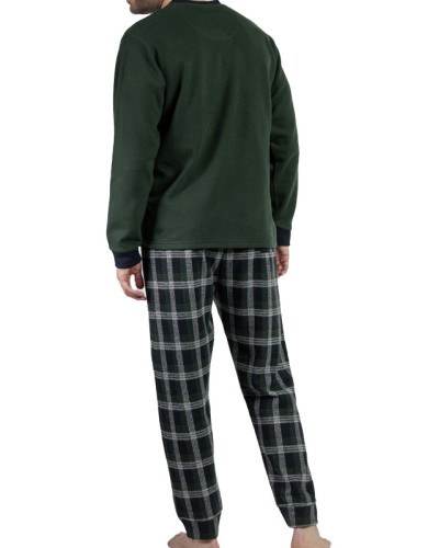 Pijama Hombre Admas Magnific Verde Oscuro - Admas