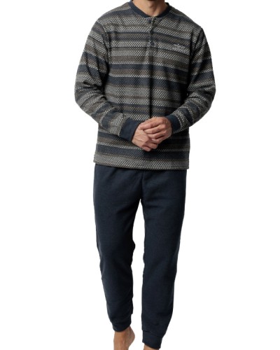 Pijama Hombre Tapeta Azul Marino - Admas
