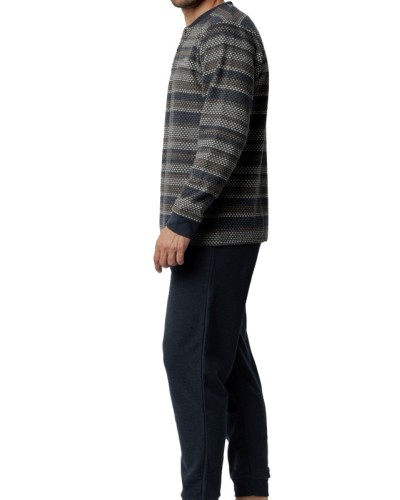 Pijama Hombre Tapeta Azul Marino - Admas