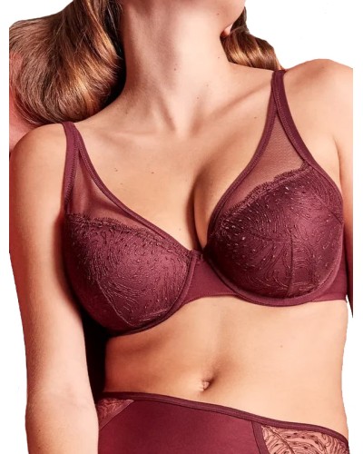 Sujetador con aros Mujer Bralette Encaje Bordado - Gisela