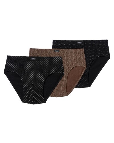 Slip semicorto cerrado algodón pack x3