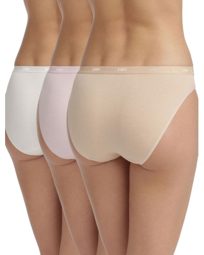Pack de 3 braguitas DIM - D4H00 Les Pockets Ecodim