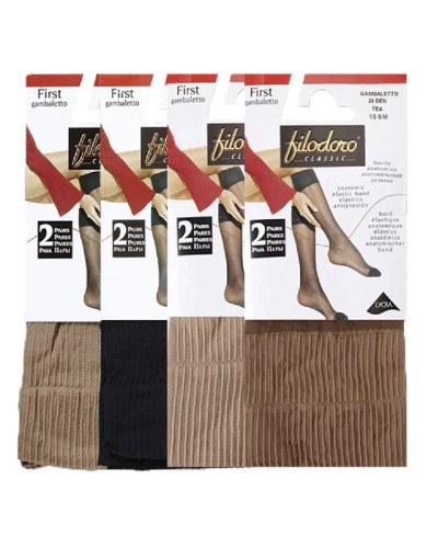 Pack de 2 pares de Mini Media Filodoro 20 Deniers