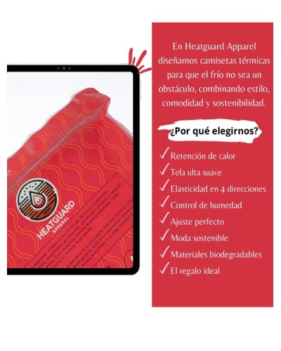 Camiseta Térmica Heatguard Mujer Cuello Alto Transpirable - HEATGUARD