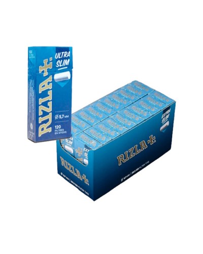 Pack de 20 cajas con 120 filtros ultrafinos 5,7mm - Rizla