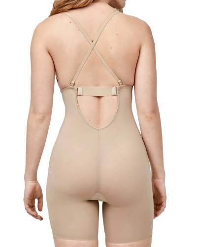 Body moldeador beige nude sin aros y pantalón corto - Gisela