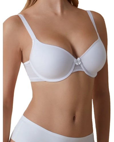 Sujetador OLGA con Aros y Copa Foam, Encaje en la Espalda Copa C - Selene