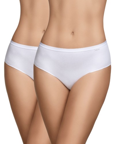 Pack 2 Bragas 401 de Algodón Suave Talle Medio‑Alto - Selene