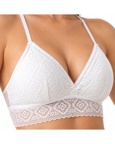 Sujetador bralette KIM sin aros, con copa de relleno extraíble - Selene