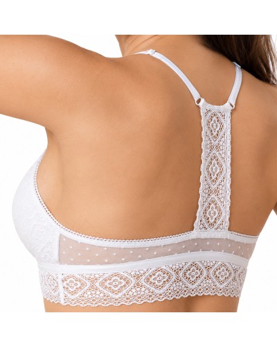 Sujetador bralette KIM sin aros, con copa de relleno extraíble - Selene