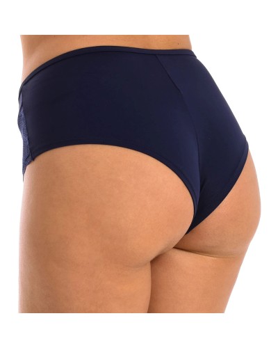 Braga Culotte Brigitte con Encaje Floral y Lazada - Selene