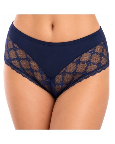 Braga Culotte Brigitte con Encaje Floral y Lazada - Selene