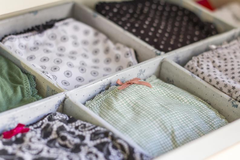 Organiser sous-vêtements