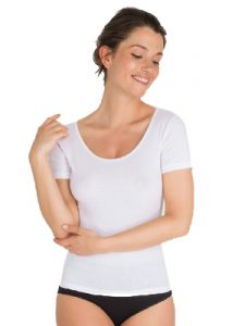 ropa interior térmica: camiseta manga corta mujer