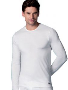 ropa interior térmica: camiseta manga larga hombre