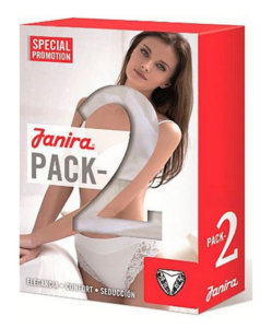 Modelo mostrando el Pack 2 Milano Esencial de Janira, destacando la comodidad y elegancia de las bragas. Empoderamiento femenino