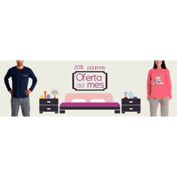 Pijamas para Hombre y Mujer - Oferta del mes Ropa Interior