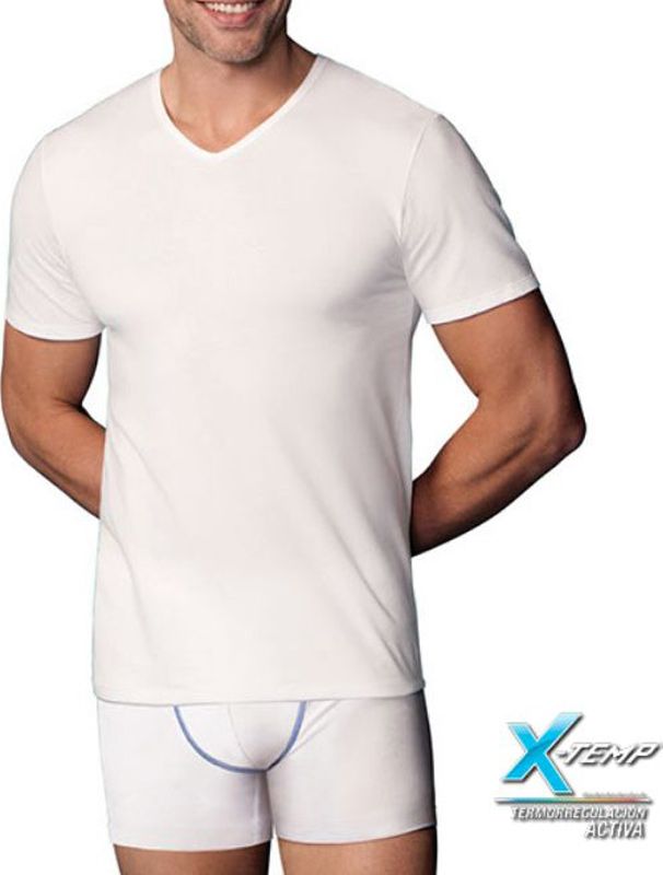 Camiseta interior manga corta hombre X-Temp