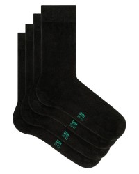 Pack de 2 pares de calcetines altos algodón bio Green