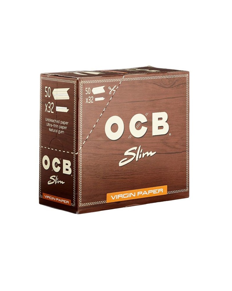 OCB Virgin Slim - Papel de fumar, 50 cajas x 32 hojas