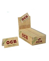 Ocb - Papel de cáñamo orgánico doble, 25 librillos