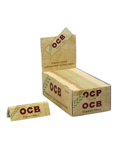 OCB - 50 cajas de papel de fumar de cáñamo natural (50 hojas)