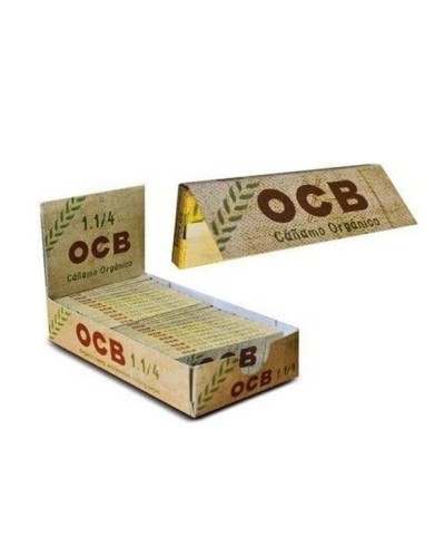 OCB Papel Fumar Ultrafino CAÑAMO ORGANICO Pack X 25 LIBRITOS
