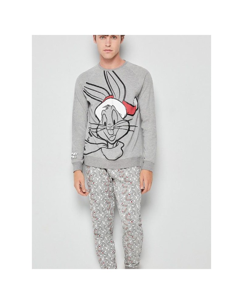 Pijama largo de hombre Bugs Bunny de Gisela